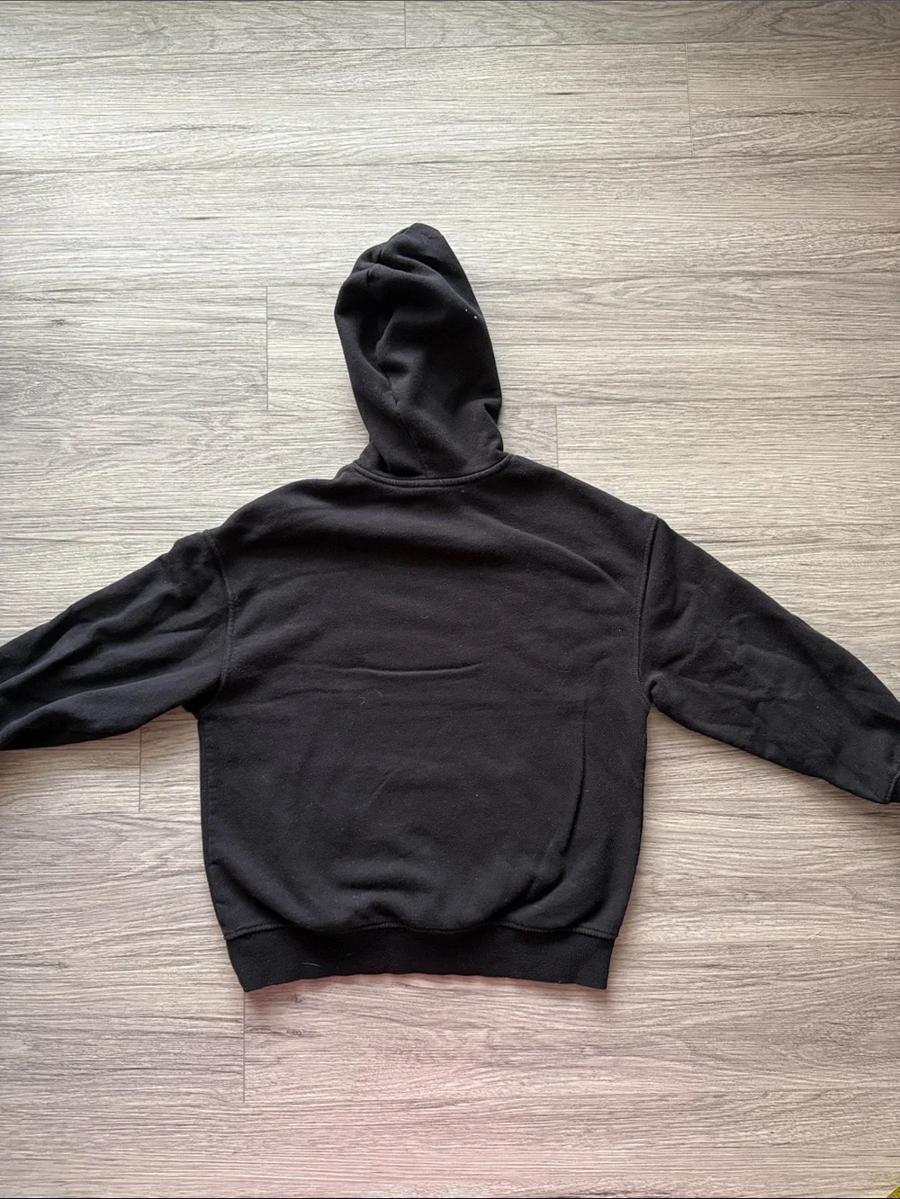 Old Navy Black Crewneck Hooded Sweatshirt